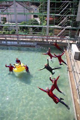 MIT VIDEO! "Anbaden" im neuen Hallenbad