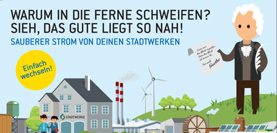 Und das Kundencenter der Stadtwerke kommt am 18. Juli noch näher zum Bürger und mischt sich von 9 bis 12 Uhr unter die Marktleute
