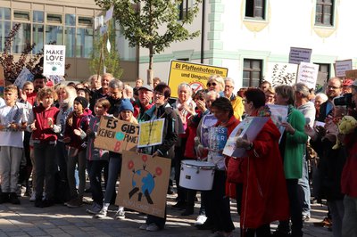 Fridays for Future Kundgebung in Pfaffenhofen im September 2019