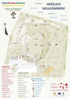 InterKulturGarten PAF - LebensRaumErlebnisPfad:
Geländeplan A0-Hochformat:
Inbetriebnahme 02.06.2021