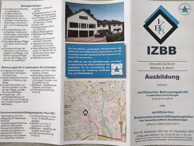 Ausbildung zur Betreuungskraft und zum Alltagsbegleiter/ Seniorenassistenten