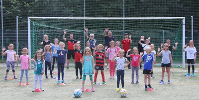 Schnuppertraining für angehende Fußballerinnen