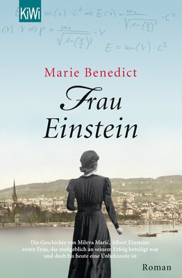 Buchcover von Frau Einstein mit Frau von hinten, die auf einen Hafen schaut