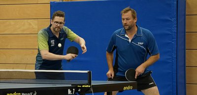 Bernhard Kaser und Stefan Grün zogen im Schlussdoppel ganz knapp den Kürzeren