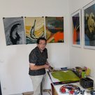 M.I.A.M.I. in seinem Atelier