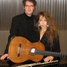 Wally Hase (Flöte) und Thomas Müller-Pering (Gitarre)