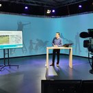 Bürgermeister Thomas Herker informierte die Bürgerinnen und Bürger über Projekte der Stadtverwaltung per Live-Stream.