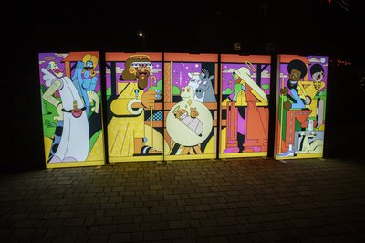 Illustrierte Krippe von Sebastian Schwamm