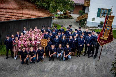 125 Jahre Feuerwehr Ehrenberg: Im Oktober 2021 war es endlich so weit. Das bereits mehrmals verschobene Vereinsjubiläum konnte in einem reduzierten Umfang gefeiert werden.