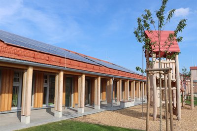 Die neue Kita Am Hopfastadl ist seit September 2021 in Betrieb.