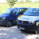 Die Busse des Projektes „Rufbus – Linie Nacht“ stehen bereit.