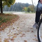 Bauarbeiten auf der Radverbindung