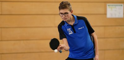 Lennox Leitner ist einer von zahlreichen Jugendlichen bei der Tischtennis-Abteilung des MTV Pfaffenhofen.
