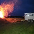 Die Wasserwacht OG Pfaffenhofen veranstaltete ein Osterfeuer