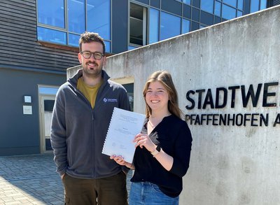 Annika Häßler schließt Studium bei den Stadtwerken Pfaffenhofen ab