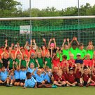 100 Kinder in 10 Teams, ausgestattet vom Jugendfußball Förderverein Pfaffenhofen