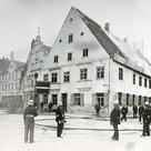 Löschübung am Hauptplatz/Ecke Sonnenstraße (1906) 