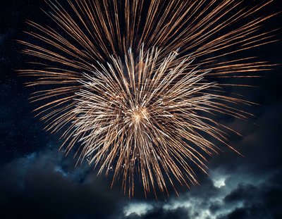 Der 400. Feuerwehreinsatz des Jahres war ein Feuerwerk