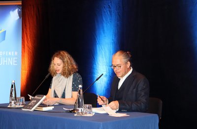 Steffen Kopetzky und Eva Bauriedl bei der Buchpremiere.