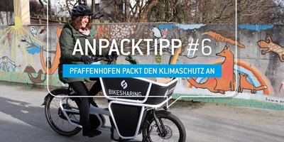 Sharing Angebot nutzen - Lastenrad ausprobieren