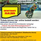 DRIFT ON ICE ...am 25. Januar 2025! ...hier gibt´s Tickets! ...vielleicht das ideale Weihnachtsgeschenk?