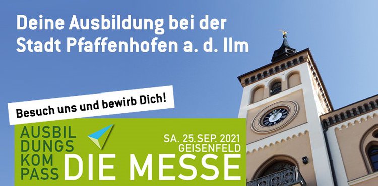 Das Bild wirbt für die Ausbildungsmesse "Ausbildingskompass" am 25. September in Geisenfeld. Dort hat die Stadt Pfaffenhofen einen Stand.