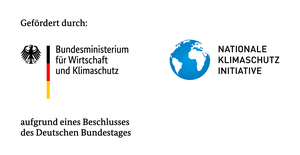 Logo der Nationalen Klimaschutzinitiative und des Bundesministeriums für Wirtschaft und Klimaschutz.
