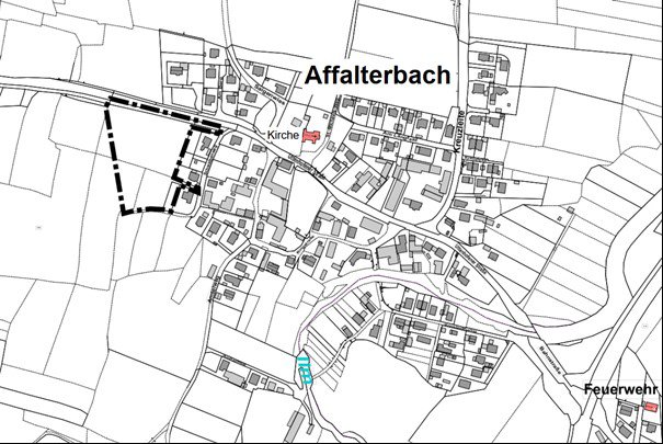 BP 181 Bachappener Feld Lageplan