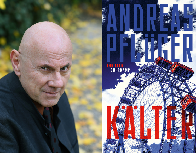 links: Andreas Pflüger I rechts: Buchcover Kälter