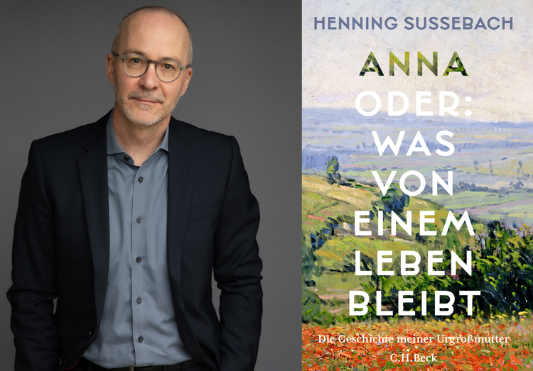 links: Andreas Sußebach I rechts: Buchcover Anna oder: was von einem bleibt