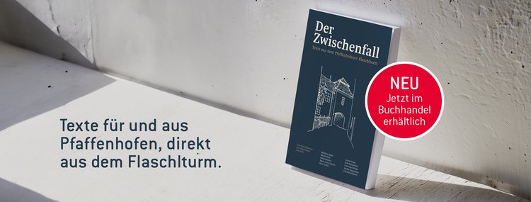 Buch vor einer Wand mit Beschreibung