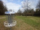 Korb für Disc-Scheiben auf dem Bolzplatz