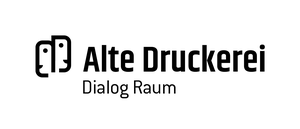 Logo des Dialog Raums in der Alten Druckerei.