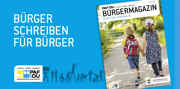 Teaserbild Bürgermagazin Ausgabe März