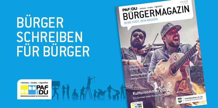 Teaserbild Bürgermagazin Ausgabe Juni