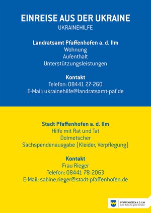 Informationen zu HIlfsangeboten