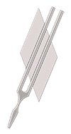 silberne Stimmgabel