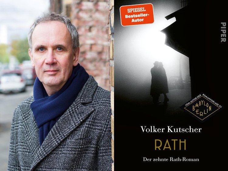 Portrait von Kutscher und Buchcover