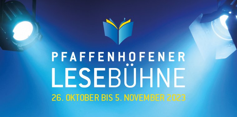 Logo der Pfaffenhofener Lesebühne 2023.